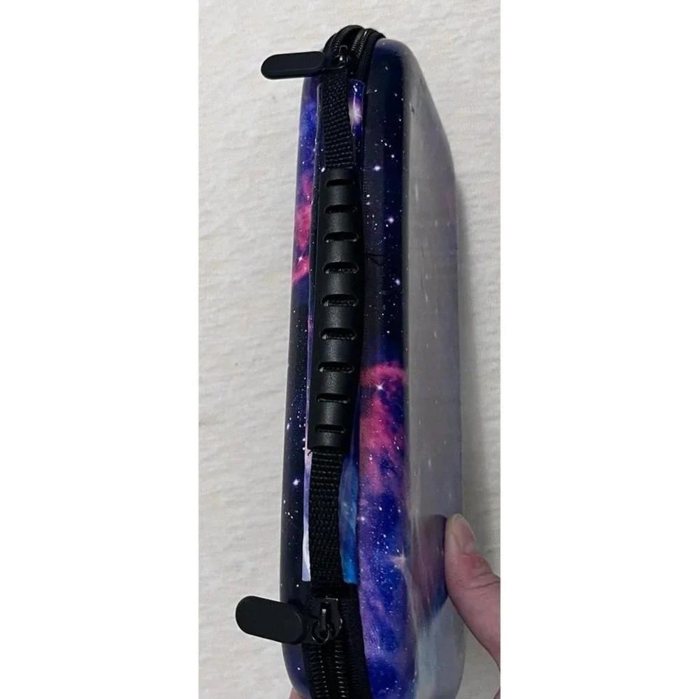 Galaxy Print Hard Shell‎ Nintendo Switch Travel Case Zipper Pouch